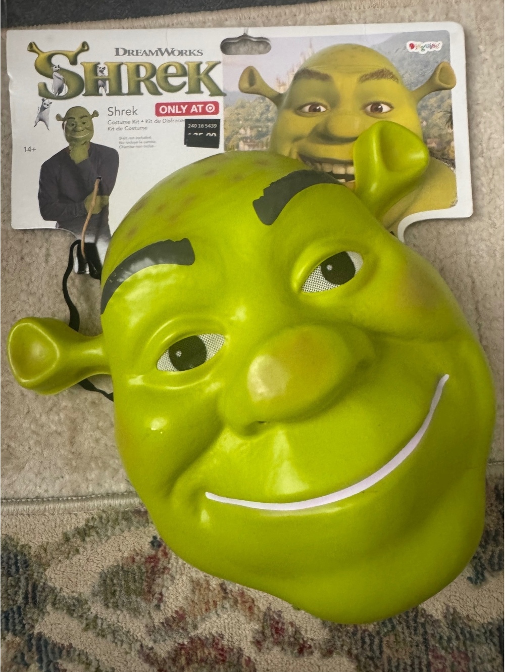 DreamWorks Shrek Costume Mask - Official Target Exclusive, One Size